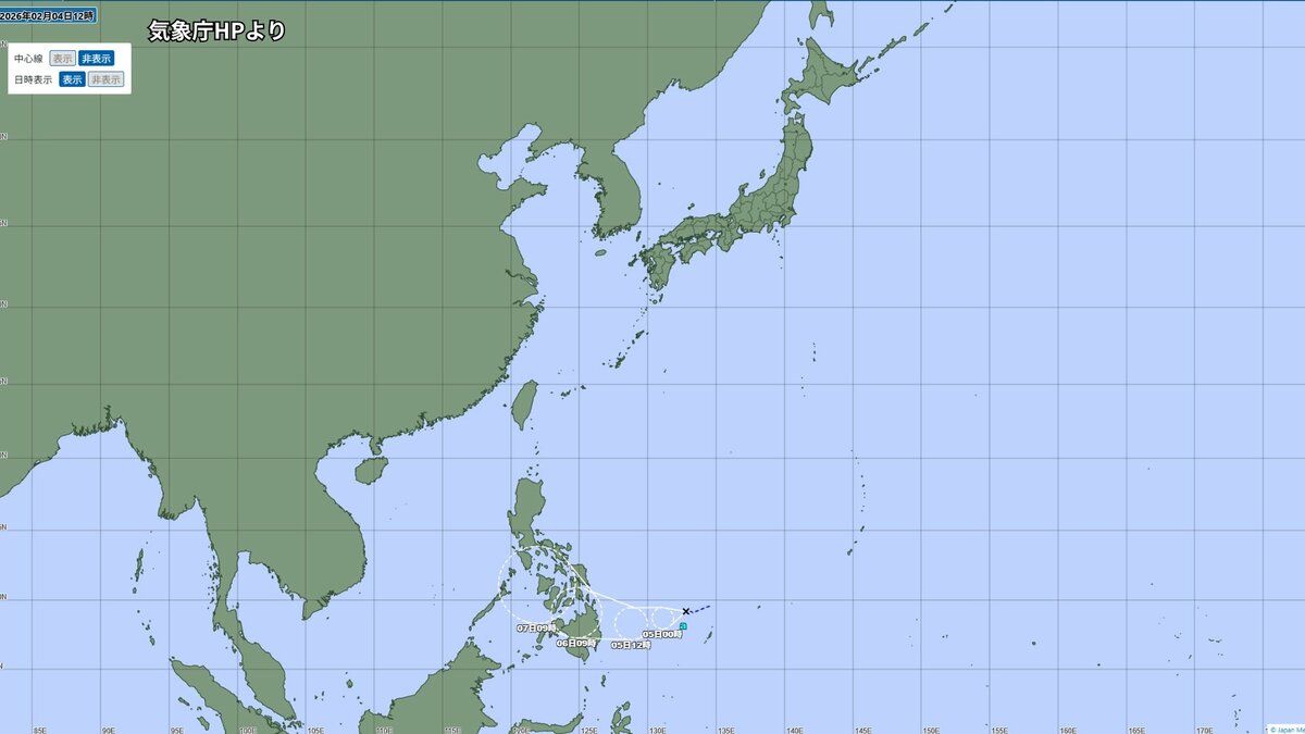 【台風情報】“台風のたまご” 熱帯低気圧が発生、5日にも台風に発達か　太平洋のカロリン諸島から西へ向かう進路予想