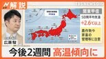 各地気温上昇で早くも“熱帯夜”に…夜の熱中症に注意 全国的に今後2週間は高温傾向【Nスタ解説】|TBS NEWS DIG
