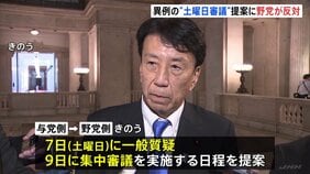異例の「土曜審議」を野党側拒否　予算案年度内成立めぐり与野党攻防　与党側は成立に向け審議時間積み重ねたい考え|TBS NEWS DIG