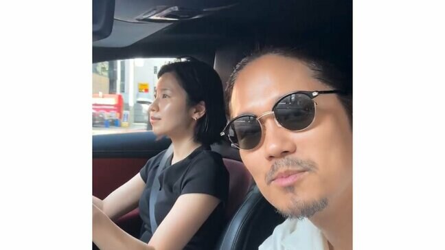 【 小池美由 】　高級メルセデスAMGの運転動画を公開「最近、運転する　まだまだ練習中　すごい緊張してる」　助手席には夫の宮城大樹も|TBS NEWS DIG