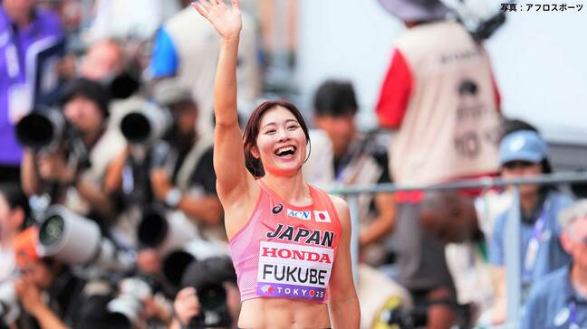 女子100mH 福部真子&中島ひとみが準決勝進出!福部はインタビューで驚く「えっ、本当ですか?やったー!」【世界陸上】|TBS NEWS DIG