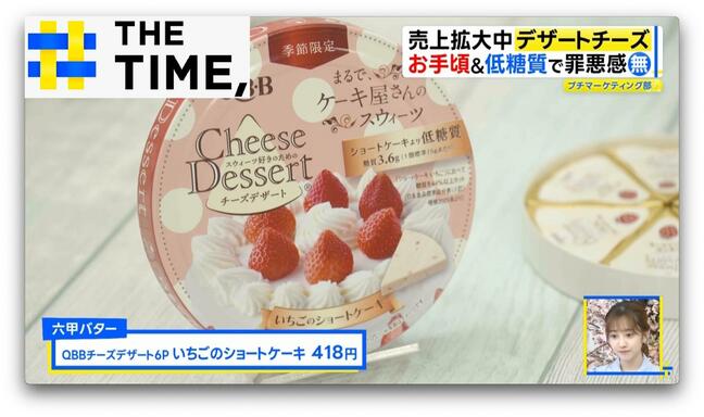 果物だけでなく、ケーキや練乳、カルピス味まで登場している「デザートチーズ」。人気のワケとは?|TBS NEWS DIG