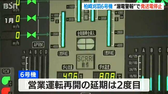 柏崎刈羽原発でまたトラブル…　“漏電”警報で6号機の発電・送電を停止　18日予定の営業運転再開も延期　|TBS NEWS DIG