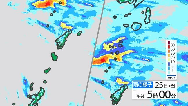 大隅 種子島・屋久島地方土砂災害に厳重警戒を 線状降水帯の可能性も 鹿児島|TBS NEWS DIG