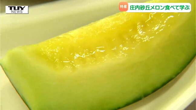 「滑らかでおいしい」　給食に "アンデスメロン" 登場！ おいしいメロンを作るポイントは？（山形・鶴岡市）|TBS NEWS DIG