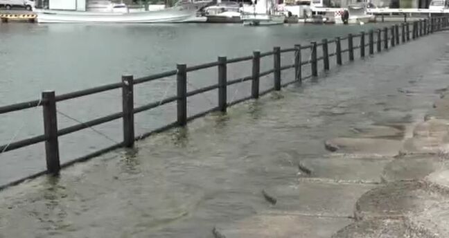 地震による地盤沈下と大潮が重なる 石川・能登地方は高潮に注意・警戒|TBS NEWS DIG