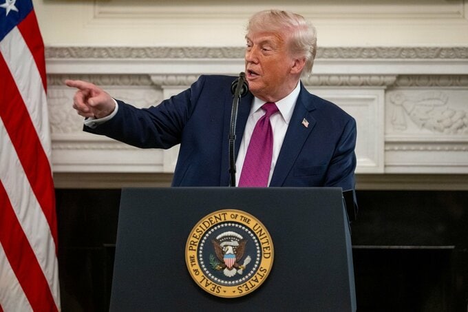 トランプ氏、中国の対イラン武器支援の可能性を示唆－明言は避ける