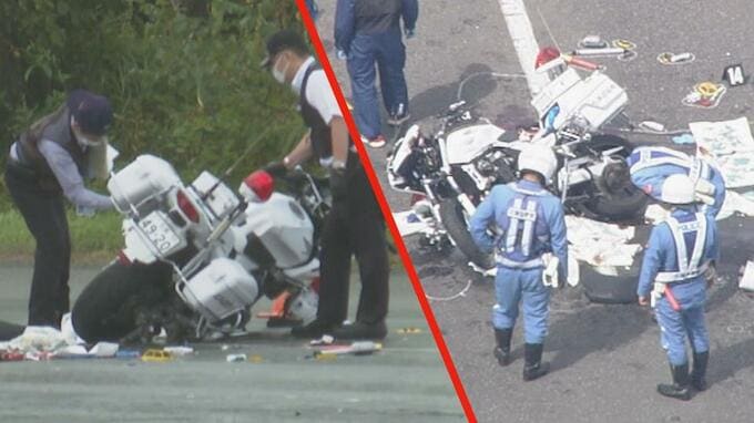 時速120キロの白バイ警官死亡、唯一の“現場目撃”証言「トラックは右折せず、直進と思っていた」呆然のトラック運転手「白バイに全く気づかなかった」　|　北海道のニュース｜HBC北海道放送