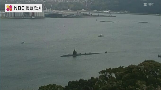 米原子力潜水艦「コロンビア」が佐世保に入港　今年3隻目【長崎】　|　長崎のニュース | 天気 | NBC長崎放送
