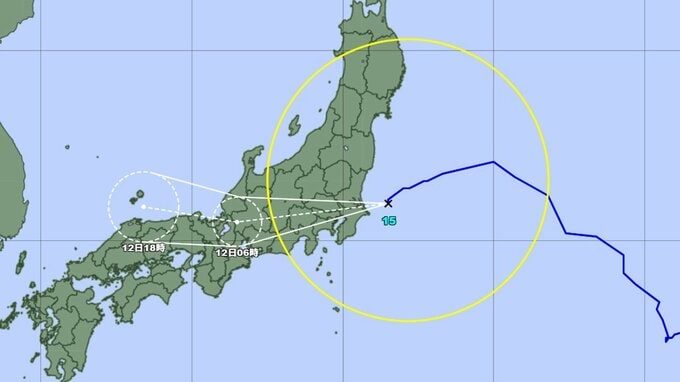 【台風情報】11日夜には関東地方に上陸か...台風15号(チャンホン)は今どこに？ お盆休みに日本列島直撃　最大瞬間風速35m/s　進路予想・勢力を詳しく　今後の全国の天気を画像で　気象庁【進路図で見る】　|　山形のニュース│TUYテレビユー山形