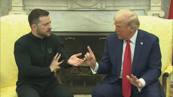 【速報】トランプ大統領「無礼だ」報道陣のカメラの前でゼレンスキー大統領を声を荒げて批判 “ロシア寄り懸念”に猛反発で口論に|TBS NEWS DIG