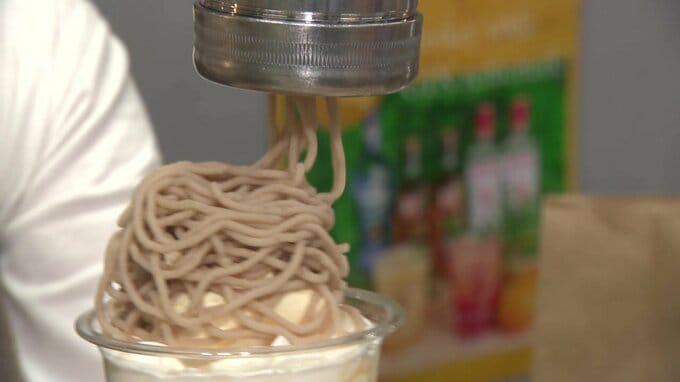 話題のモンブラン専門店で「飲むモンブラン」を体験　山口県下松市　|　山口のニュース・天気・防災｜tys NEWS｜ｔｙｓテレビ山口