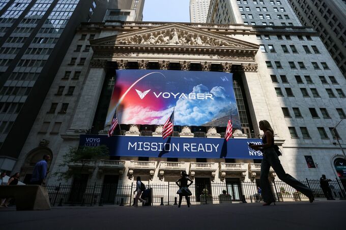 防衛・宇宙の米ボイジャー、上場初日に82％上昇－ＩＰＯ規模拡大
