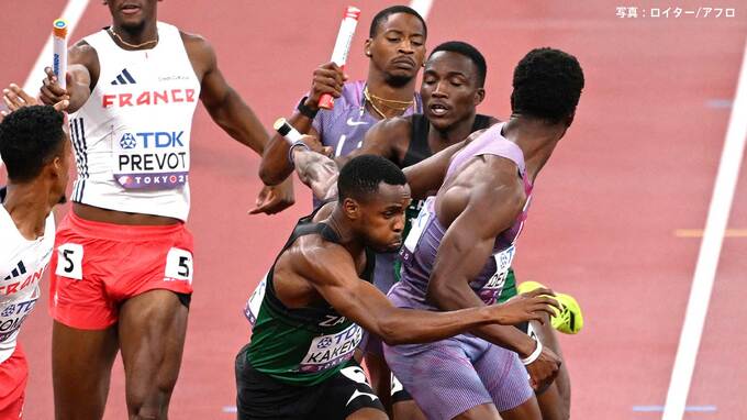 異例のリレー救済レース 4×400mは“王者”アメリカが勝利、4×100mはパリ五輪銀の南アが38秒64、決勝に0.3秒届かず|TBS NEWS DIG