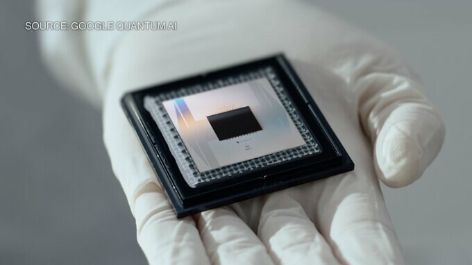 グーグル新量子チップ、スパコンで10の25乗年かかる計算を５分で完了
