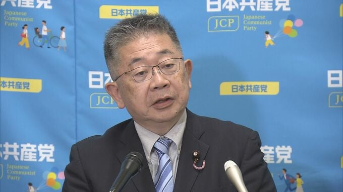 「参院選で信を問うのが王道」共産・小池氏　内閣不信任案に慎重な見方示す