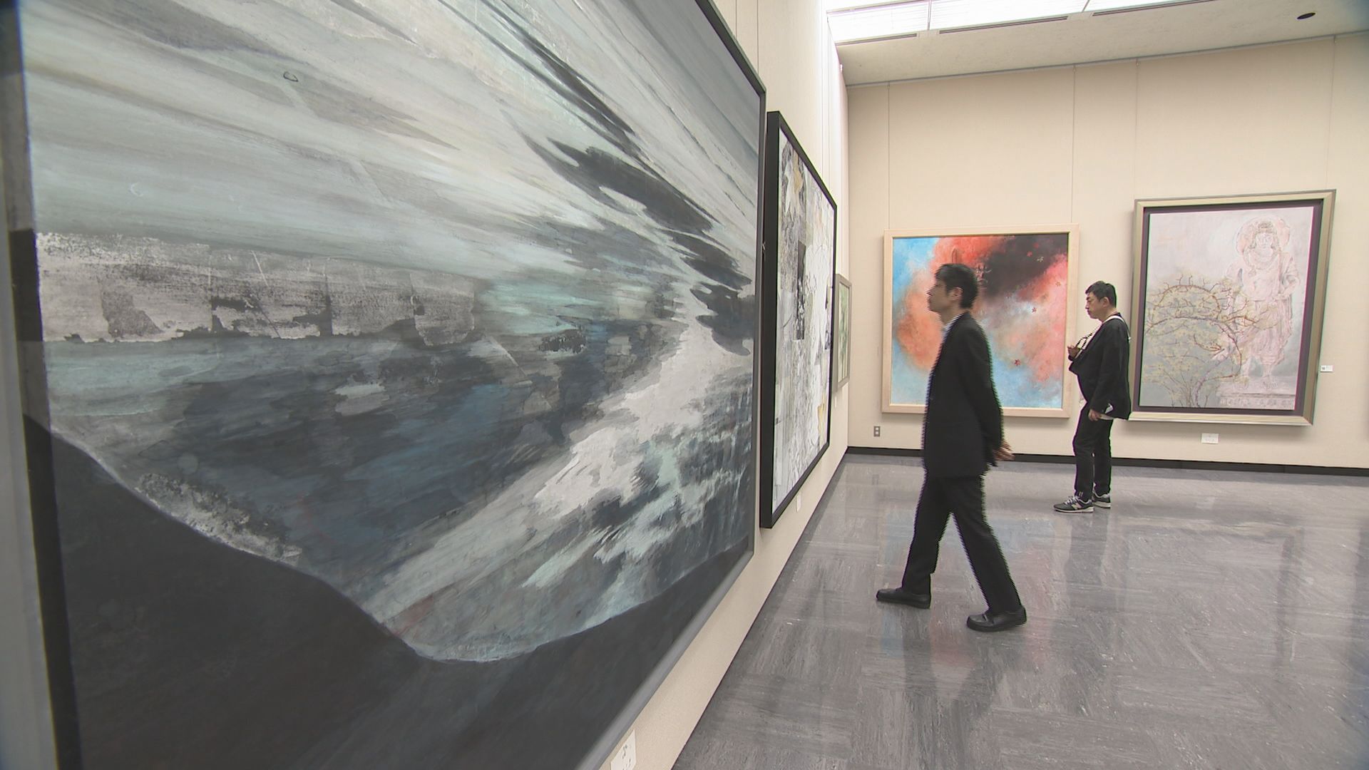 日展金沢展始まる 日本画や彫刻など231作品 石川県内からは73作品が