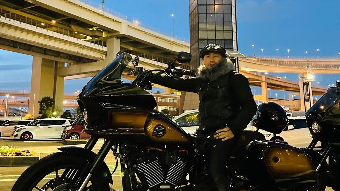 魔裟斗】愛車ハーレーダビッドソン「ローライダーST」で酷寒の夕刻に