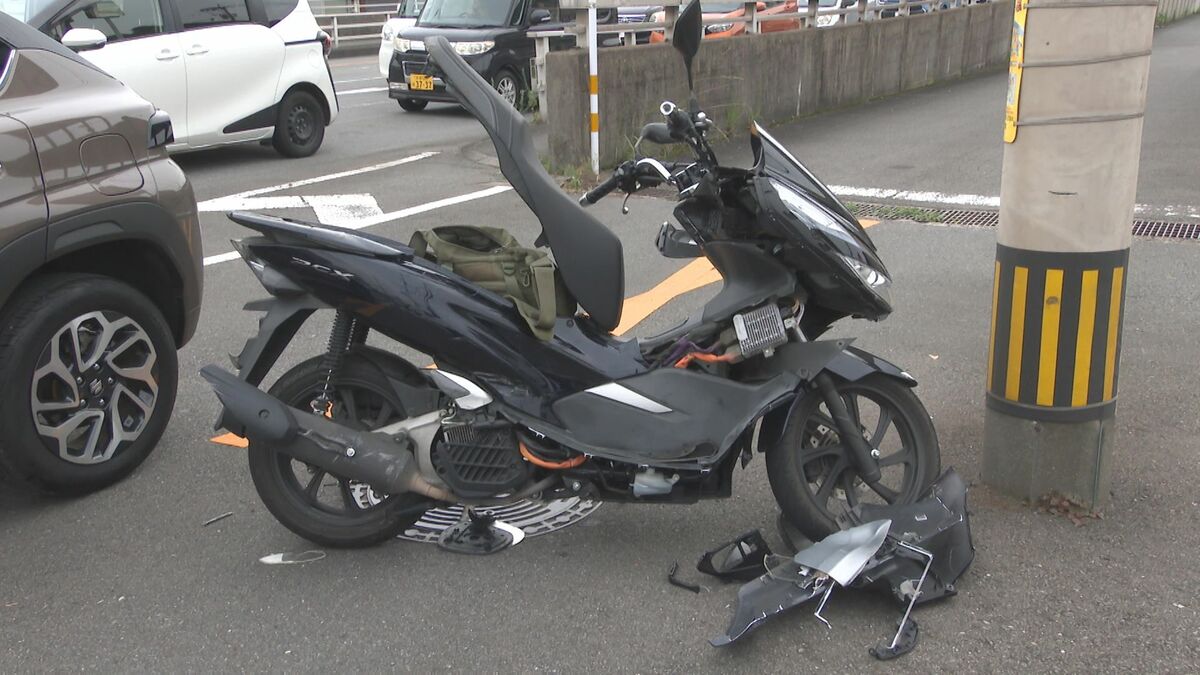 国道交差点で直進のバイクと右折車が衝突　バイク運転の59歳男性が死亡　大分