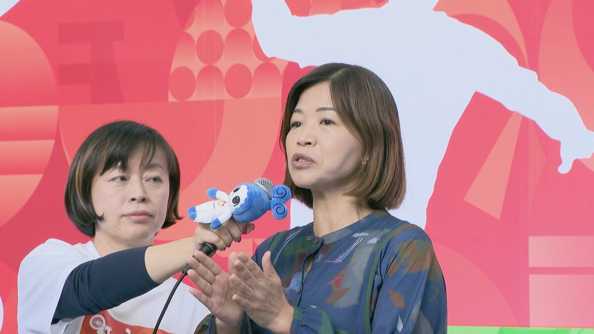アジアパラ競技大会の開幕1年前イベント 公式アンバサダーの大久保佳代子さんも駆けつけ会場を盛り上げる 名古屋駅前