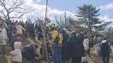 城島高原パークの「トラックの森」で記念植樹式 大分 | 大分のニュース|OBS NEWS|大分放送