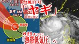 【台風情報】台風11号「ヤギ」の今後の進路・勢力・天気は?【最新進路予想図・日本周辺の雨風のシミュレーション(4日午後9時更新)】|TBS NEWS DIG