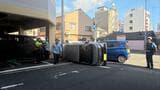 【速報】長崎市浜口町で衝突事故　車が横転し男性が一時閉じ込め　原爆資料館バス停付近|TBS NEWS DIG