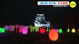 夜の城がアート空間に 「チームラボ 福山城 光の祭」 あす 開幕　|　RCC NEWS | 広島ニュース | RCC中国放送