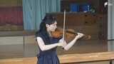 世界で活躍するバイオリニスト長尾春花さんが小学校で演奏披露 児童らが音色に耳を傾ける＝静岡市葵区　|　静岡のニュース | SBSNEWS | 静岡放送