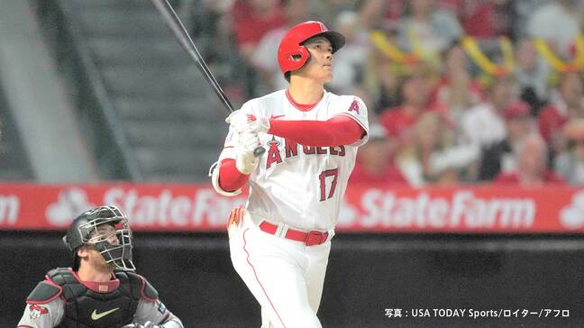 大谷翔平、3年連続30号の快挙!自己最長150mの超特大弾 2戦連発で月間最多15本塁打、連続試合安打8に伸ばす|TBS NEWS DIG