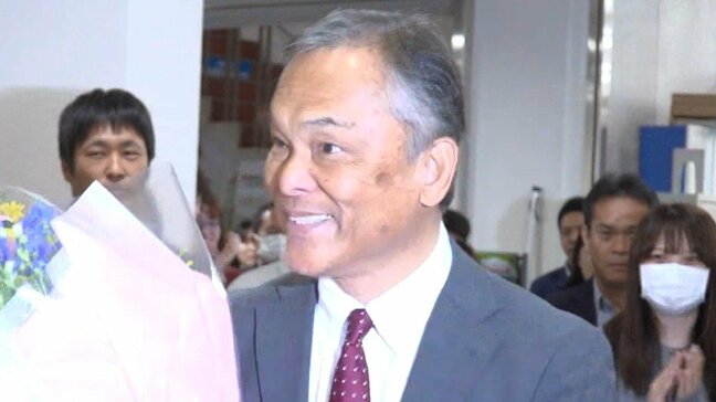 土佐清水市・橋本敏男新市長が初登庁 官製談合事件で前市長が辞職、市の信頼回復へ「チーム市役所で力を合わせる」|TBS NEWS DIG