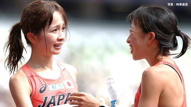 女子マラソン 佐藤早也伽「沿道の声が力になって最後まで頑張れた」と感謝「結果を出してみんなに喜んでもらいたい」【世界陸上】|TBS NEWS DIG