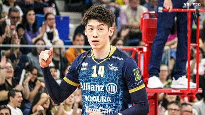 石川祐希プレーオフ準決勝敗退　髙橋藍は逆王手で決勝進出に望みつなぐ【バレーボール・セリエA】|TBS NEWS DIG