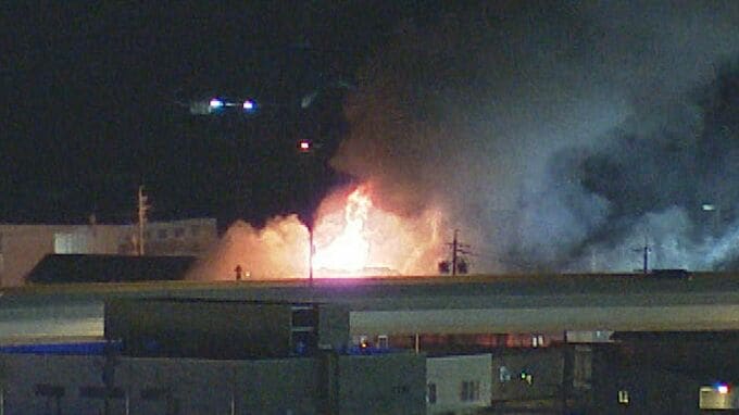 【速報】長野市稲葉で火災　消防車両10台以上が出動|TBS NEWS DIG