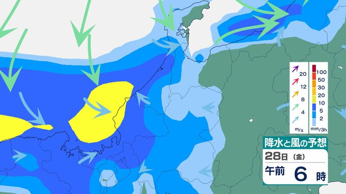 【大雨情報】富山県内に線状降水帯直前予測　災害発生の危険度が急激に高まるおそれ　 氷見は降り始めから440mm超【雨と風のシミュレーション】　|　富山のニュース｜天気・防災｜チューリップテレビ