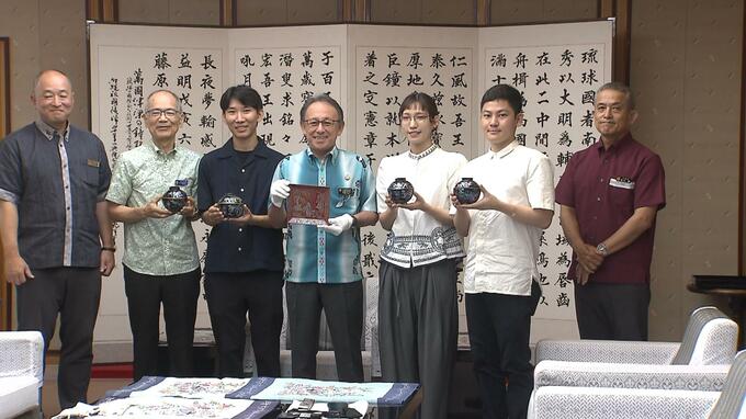 琉球時代の名品が復刻「黒漆雲龍螺鈿椀」|TBS NEWS DIG