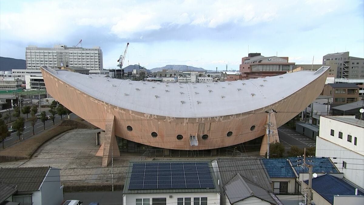 丹下健三が設計「船の体育館」建物の保存を求める民間団体が県に対して公金の支出差し止めを求める裁判始まる【香川】