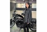 【 彩雪 】　「愛車♡」　ハーレーダビッドソンと笑顔　「Harley-Davidson XL883R」|TBS NEWS DIG