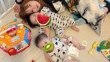【 中川翔子 】双子と「ベビーサークルでゴロゴロ」まったり幸せ時間　フォロワー反応「ベビーサークルの中が夢の国すぎる」|TBS NEWS DIG