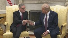 米・トランプ大統領と英・スターマー首相が会談　ウクライナでの戦闘終結や終結後の安全保障について協議| TBS CROSS DIG with Bloomberg