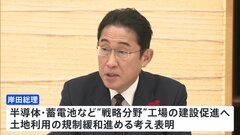 半導体・蓄電池など“戦略分野”工場の建設促進へ　岸田総理、土地利用の規制緩和進める考え表明| TBS CROSS DIG with Bloomberg