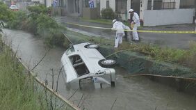 【速報】「用水路に転落してしまった」病院送迎車とトラックの衝突事故 患者の73歳女性が死亡 搬送された男性患者3人は命に別状なし 埼玉・越谷市|TBS NEWS DIG