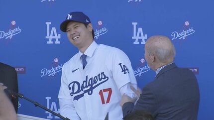 中継】大谷翔平選手ドジャース入団会見 現地メディアも驚く「間違い
