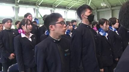 東京に一時移転した「日本航空高校石川」始業式行われる | 石川県の
