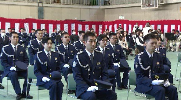 「社会的弱者を守れる警察官に…」警察学校で入校式、地域の治安維持の誓いを胸に25人が入校　|　SBC NEWS | 長野のニュース | SBC信越放送