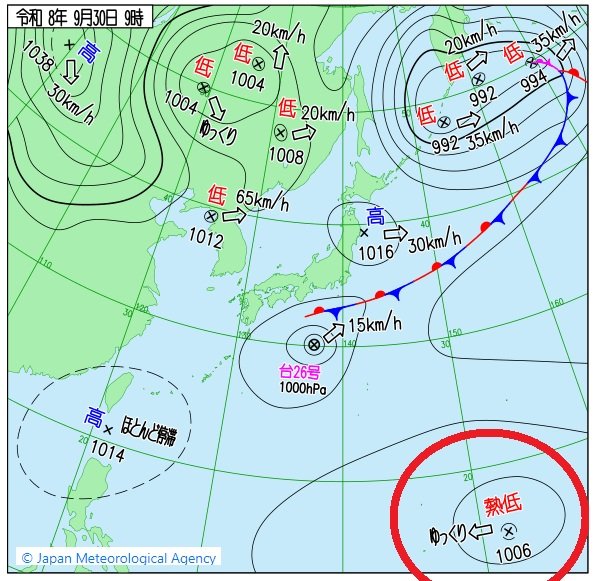 【台風のたまご】台風26号に続き…新たな「熱帯低気圧」日本列島に接近する可能性も　予想天気図・台風26号の進路予想・10月10日(土)にかけての雨風シミュレーション【気象庁28日発表】今後の台風情報に注意|TBS NEWS DIG