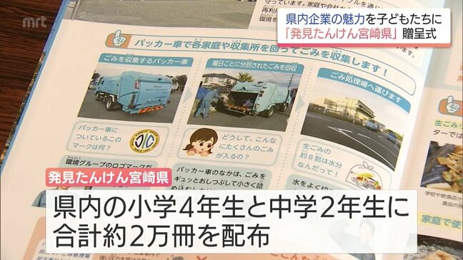 小中学生向けのキャリア教育冊子「発見たんけん宮崎県」 県内で2万冊配布|TBS NEWS DIG