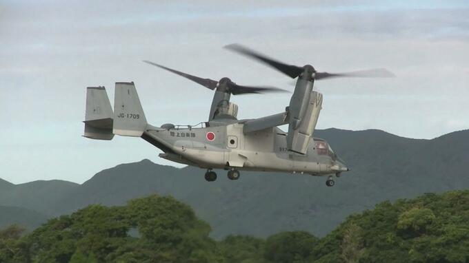 【オスプレイ】長崎県の離島空港で初めて五島・福江空港に飛来　特定利用空港|TBS NEWS DIG