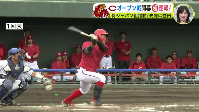 プロ野球オープン戦 開幕　広島カープの “侍ジャパントリオ” 小園海斗･坂倉将吾･田村俊介が躍動　中村健人 ホームラン　先発･益田武尚は被安打ゼロ　|　RCC NEWS | 広島ニュース | RCC中国放送