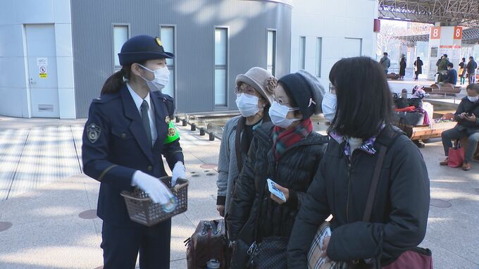 年末年始は空き巣被害や特殊詐欺が増加傾向…金沢市内の3署が合同で特別警戒取り締まり　|　石川県のニュース｜MRO北陸放送